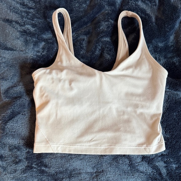 Lululemon white align Tank Top - Picture 1 of 4